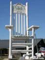 The world's largest rocking chair located in Gulfport, Mississippi 